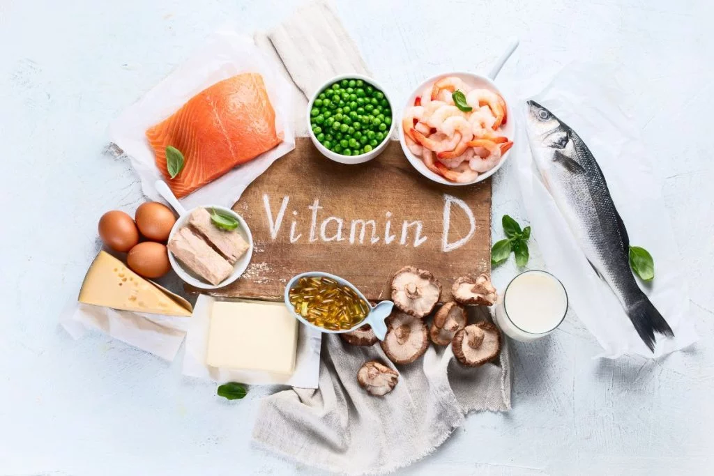 Foods-rich-in-vitamin-D-like-salmon-eggs-and-fortified-milk